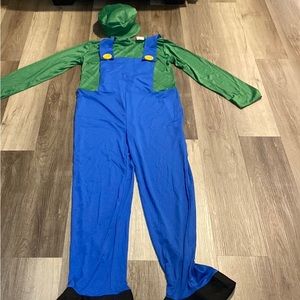 Adult Plumber mate costume size XL
